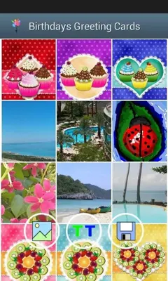 Birthdays Greeting Cards android App screenshot 1